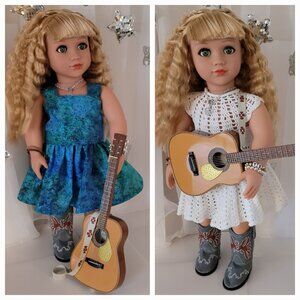 Taylor Swift Debut Inspired OOAK customized 18 Inch Doll & Outfits Gift Package